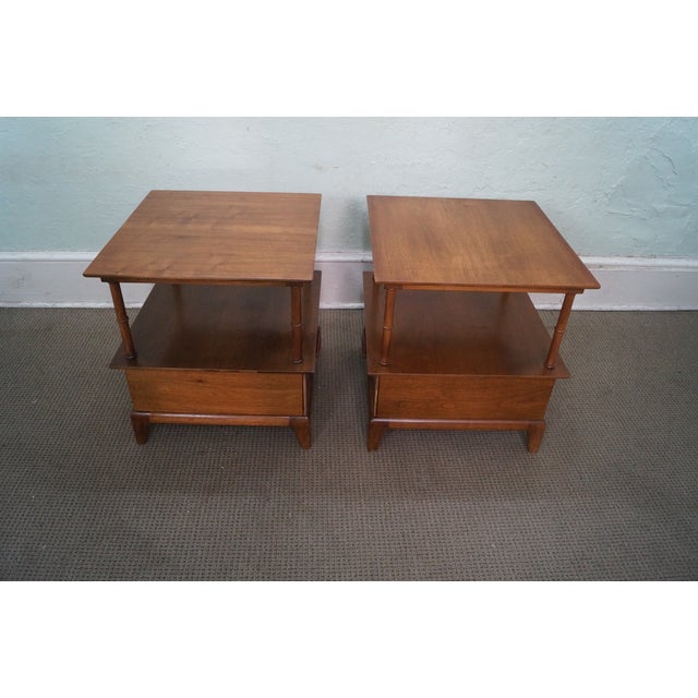 Heritage Henredon Mid Century End Tables Chairish
