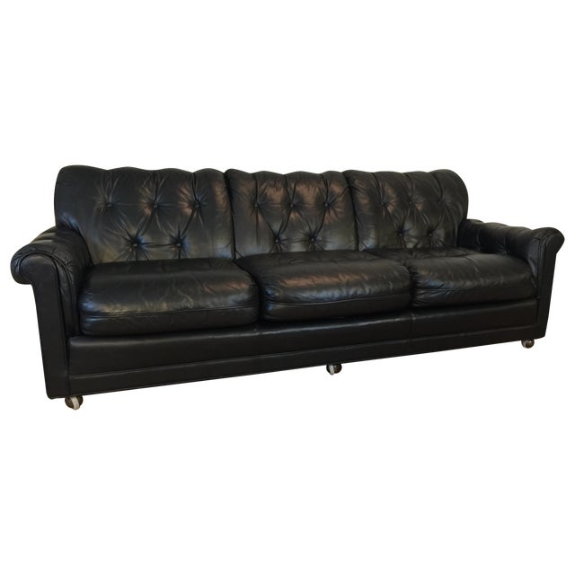Vintage Leather Sofa by Leathercraft Chairish