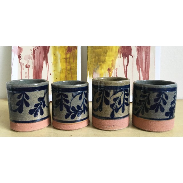 Painted Pottery & Terra Cotta Rocks Glasses Set of 4 Chairish