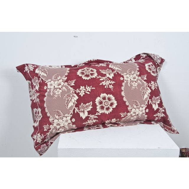 Large Red Pillow Sham Chairish