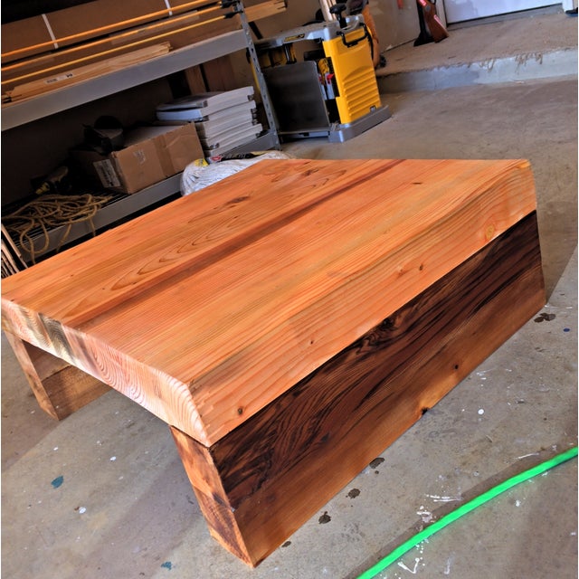 Cedar Wood Coffee Table / End Table Chairish
