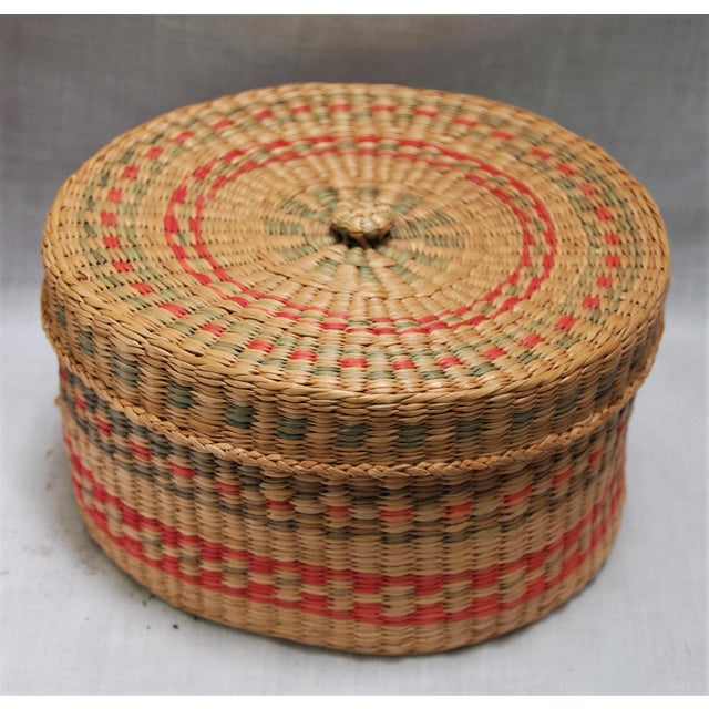 Vintage Sweet Grass Nesting Baskets Set of 5 Chairish