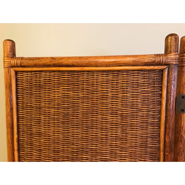 Vintage Rattan Room Divider Chairish
