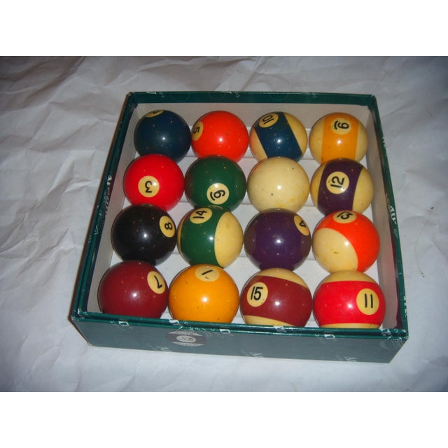 Box of 16 Bakelite Billiard Balls Chairish