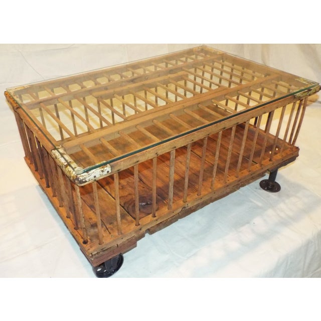 Vintage Chicken Crate Coffee Table Chairish