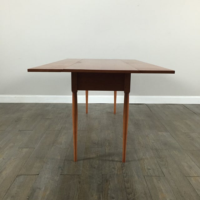 Vintage MidCentury FoldingLeaf Dining Table Chairish