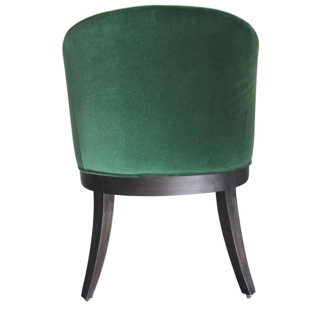 Custom Emerald Green Velvet Club Chair Chairish