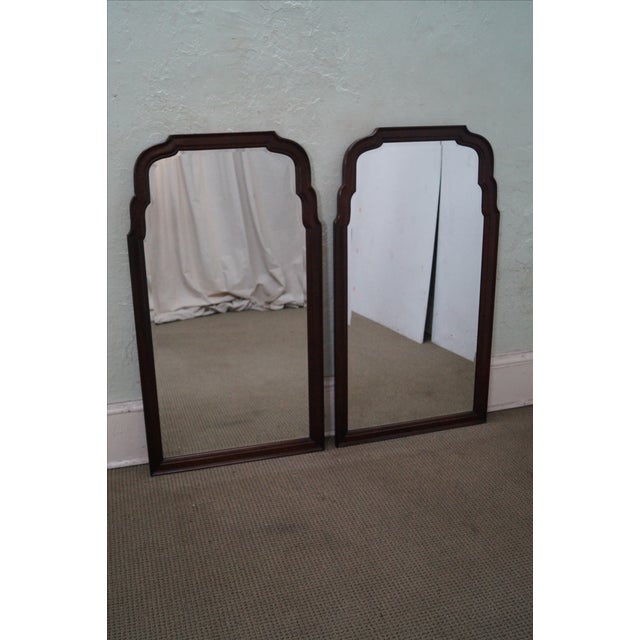 Drexel Heritage Mahogany Mirrors A Pair Chairish