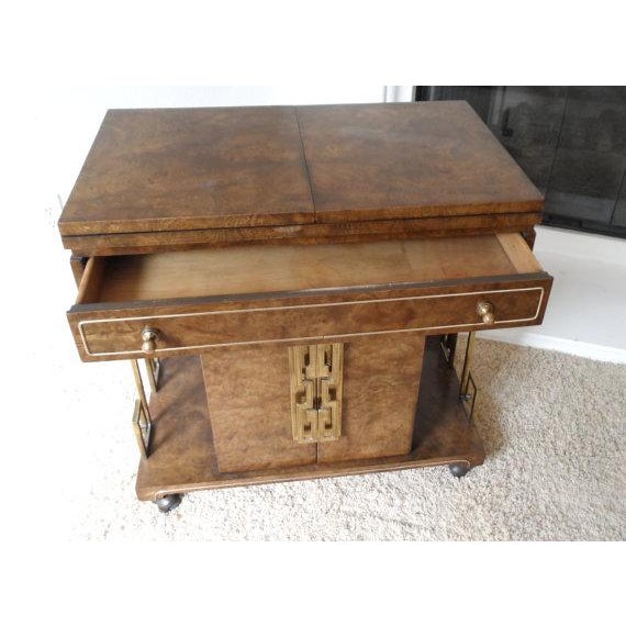Free Shipping MasterCraft Mid-Century Folding Bar Cabinet ...