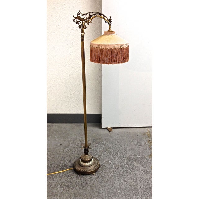 Antique 1930's Bronze Floor Lamp Chairish