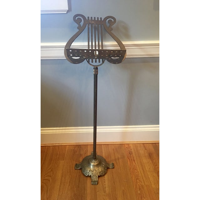 Antique Neoclassical Brass Music Stand Chairish