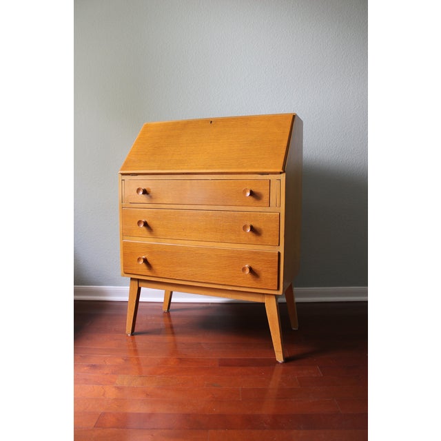 MidCentury Modern Secretary Writing Desk Chairish