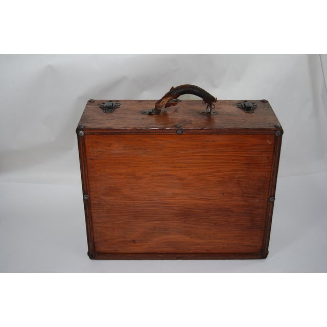 1930s Vintage Wooden Roller Skate Box Chairish