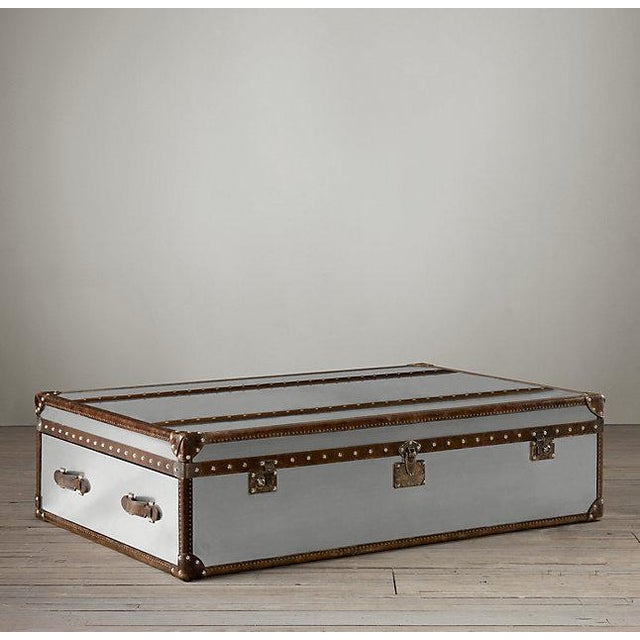 Restoration Hardware Mayfair Steamer Trunk Extra Large ...