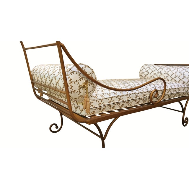 Gold Metal Chaise Lounge Chairish