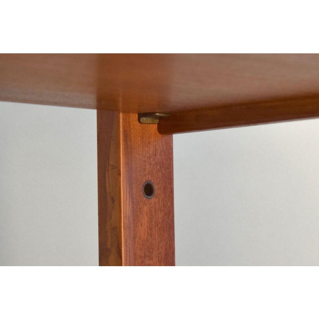 MidCentury Teak Bar Cart With Reversible Serving Tray Chairish