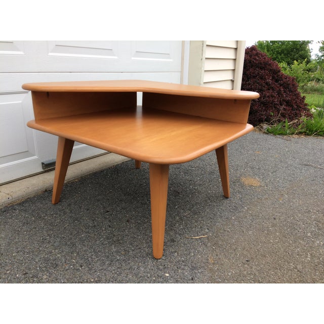 Heywood Wakefield Aristocraft Corner Table Chairish