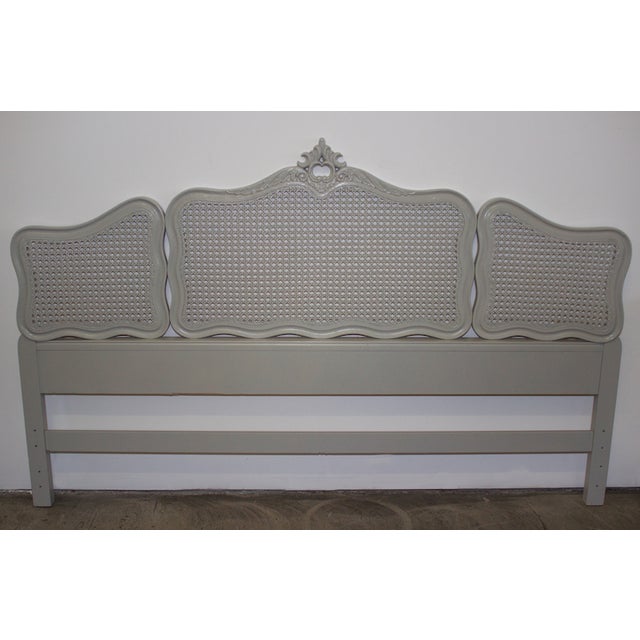 Hickory Furniture French Style Cane King Headboard Chairish