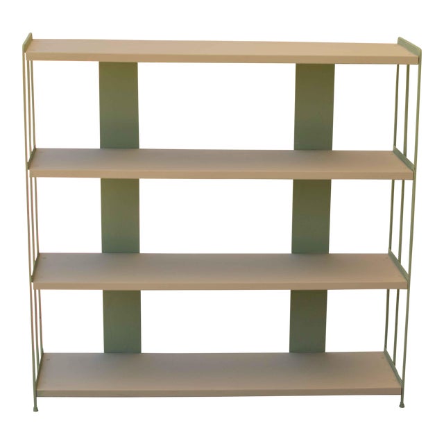 MidCentury Modern Metal Shelf Chairish