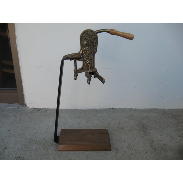Brass Standing Wine Opener Chairish