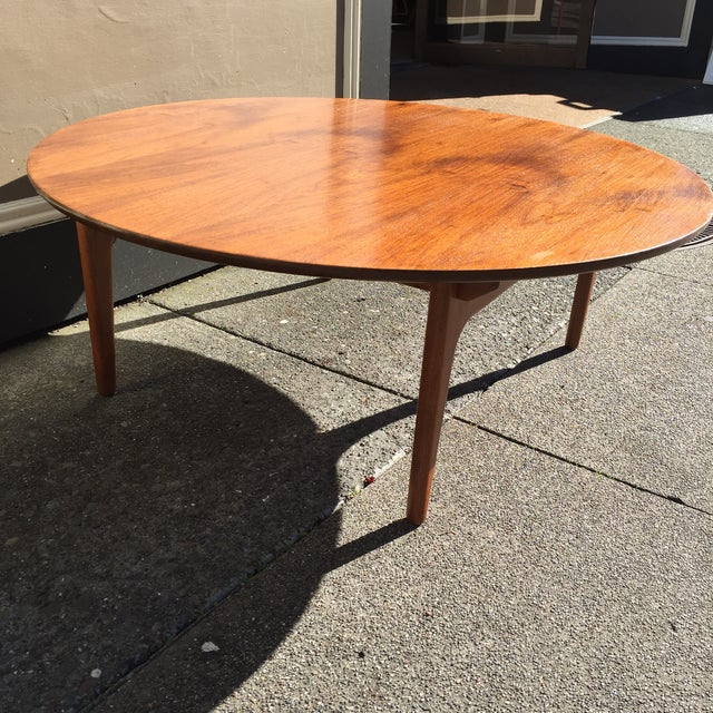 Danish Modern Round Walnut Coffee Table | Chairish Many time we need to make a collection about some images to add your insight, may you agree these are best galleries.