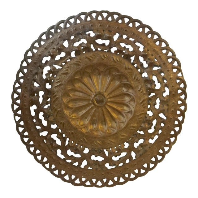 Vintage Bronze Metal Wall Medallion Chairish