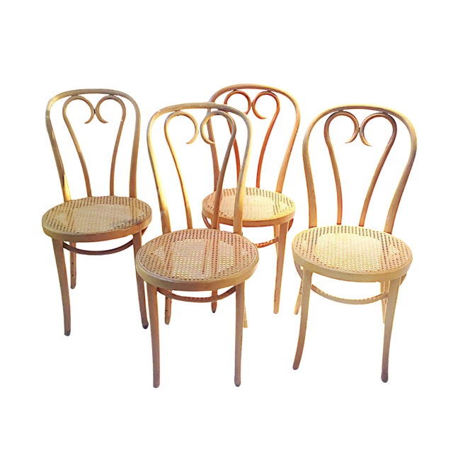 Vintage Bentwood Parlor Dining Chairs S/4 Chairish