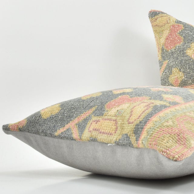 Handmade Vintage Turkish Rug Pillows A Pair Chairish