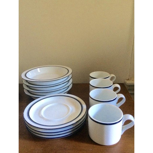 Dansk Bistro Blue Christianshavn Dinnerware S/12 Chairish