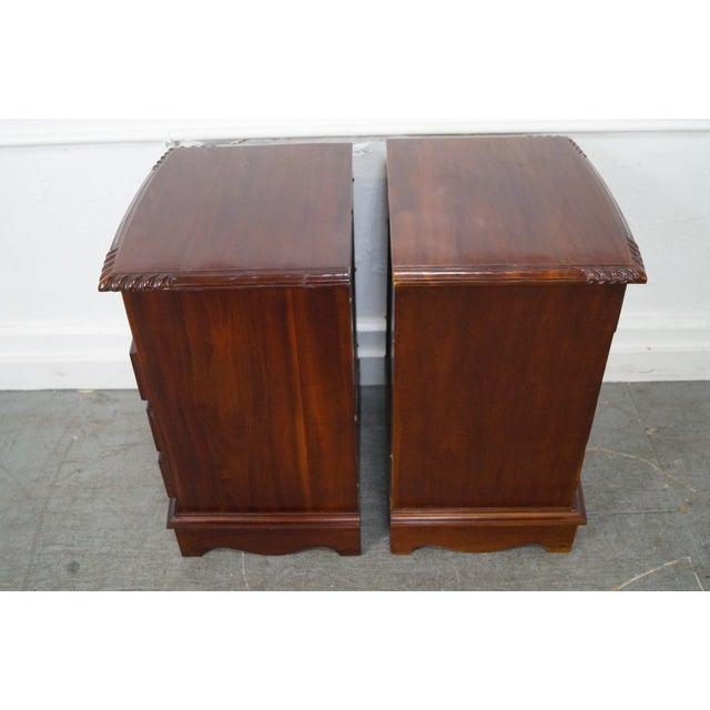 Solid Mahogany 4Drawer Nightstands A Pair Chairish