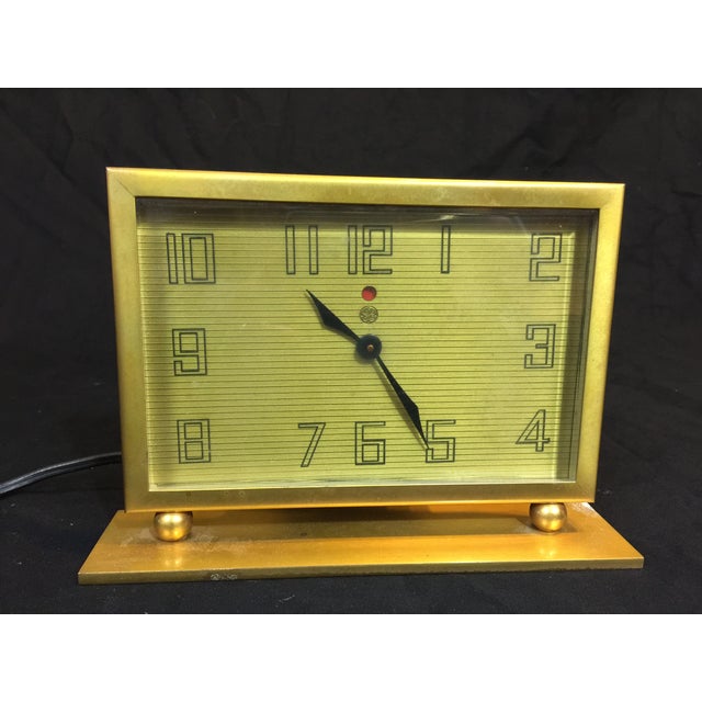 Vintage General Electric Brass Table Clock Chairish
