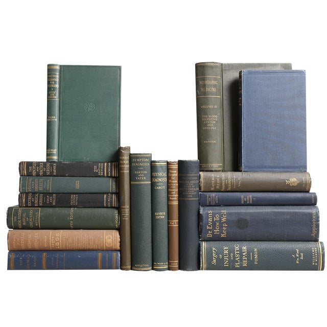 Vintage Medical Reference Books, S/18 Chairish