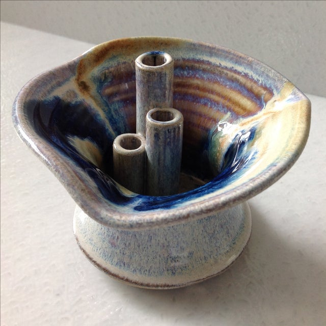 Studio Pottery Ikebana Vase Chairish