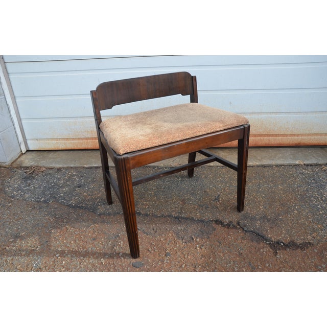 Deco Makeup Table Bench Seat Chairish