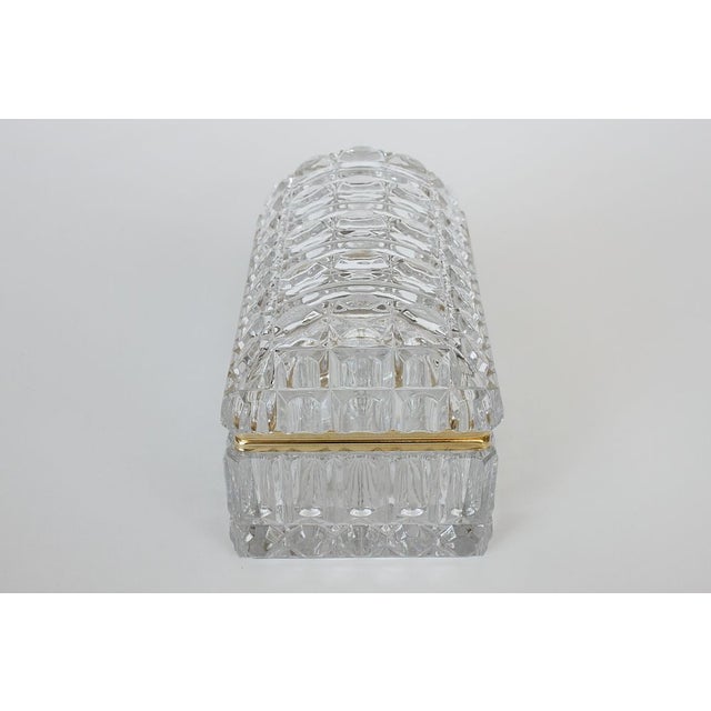 Antique Cut Glass Jewelry Box Chairish