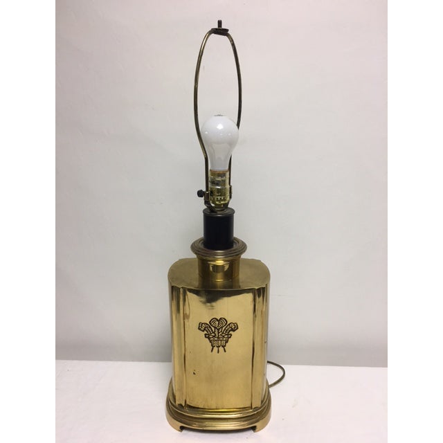 Vintage Ethan Allen Brass Table Lamp | Chairish