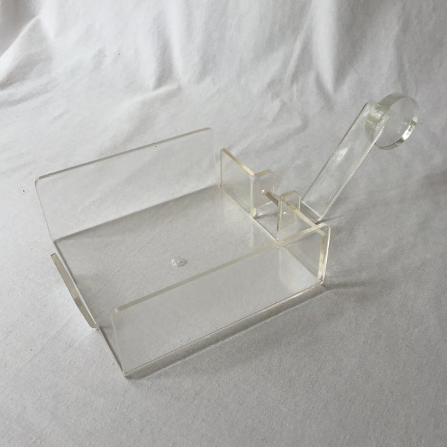 Lucite Cocktail Napkin Holder Chairish