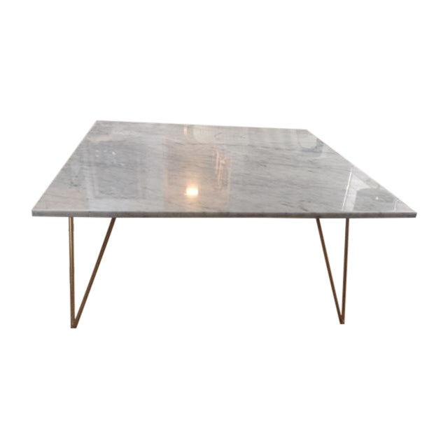 legs marble hairpin table Leg White Chairish Marble Coffee Hairpin   Table