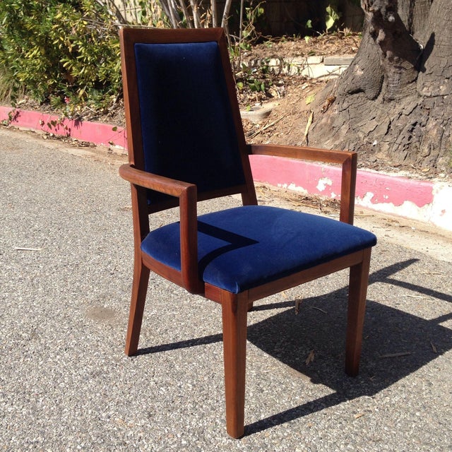 Reupholstered MidCentury Dining Chairs Set Of 6 Chairish