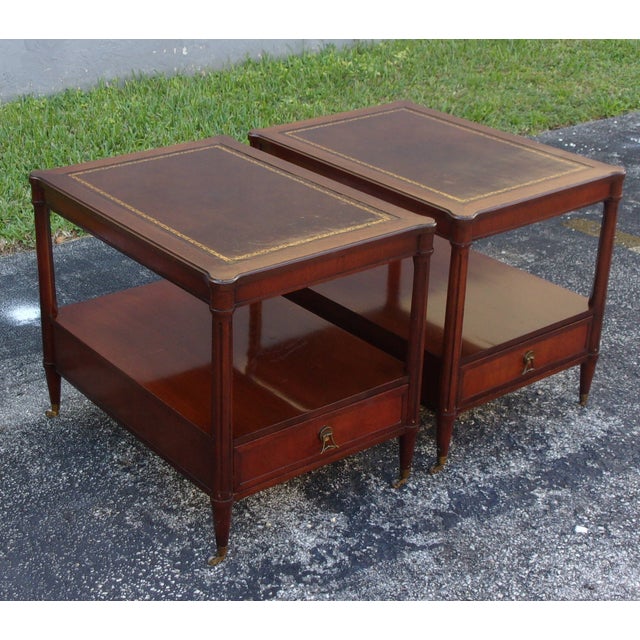 Vintage Henredon Side Tables A Pair Chairish