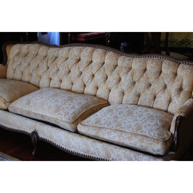 Image of Vintage Tufted Sofa