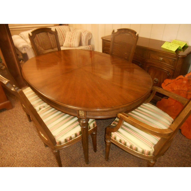 Vintage MidCentury Henredon Walnut Dining Set Chairish