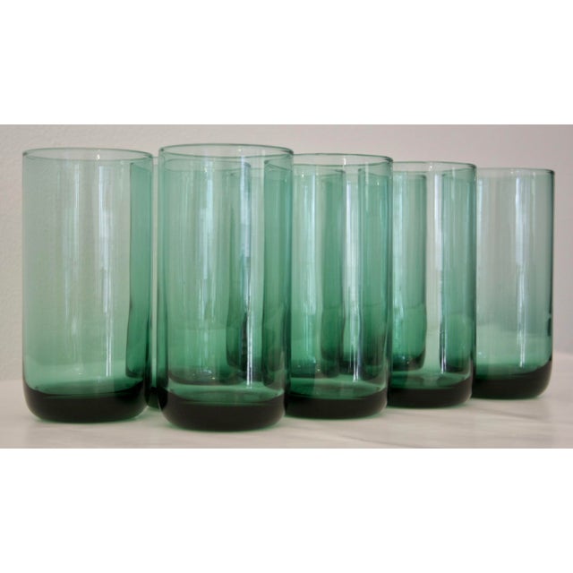 Modernist Aqua Water Glasses Set of 8 Chairish
