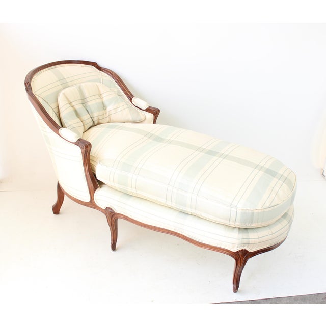 Vintage French Country Chaise Lounge Chairish