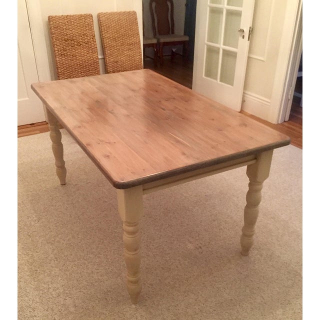 Pottery Barn Farmhouse Dining Table Chairish