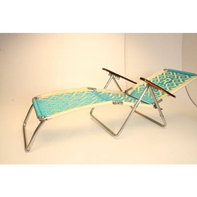 MidCentury Modern Aluminum Folding Chaise Lounge Chairs Pair Chairish