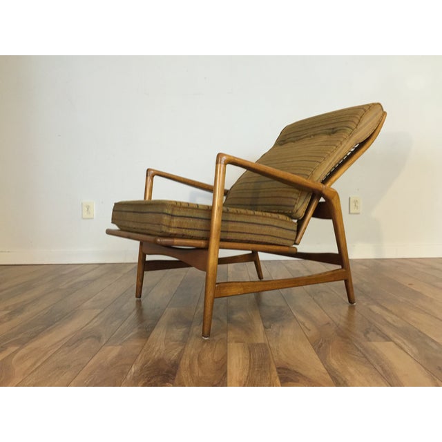 MidCentury Adjustable High Back Lounge Chair Chairish