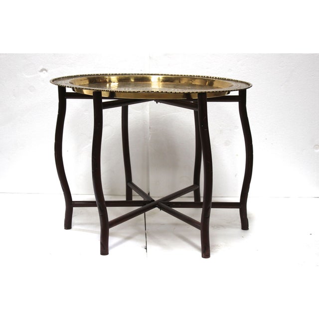 Brass Tray Top Cocktail Table Chairish