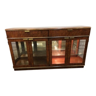 Used American of Martinsville Furniture Favorites | Chairish - American of Martinsville Petite Burled Credenza