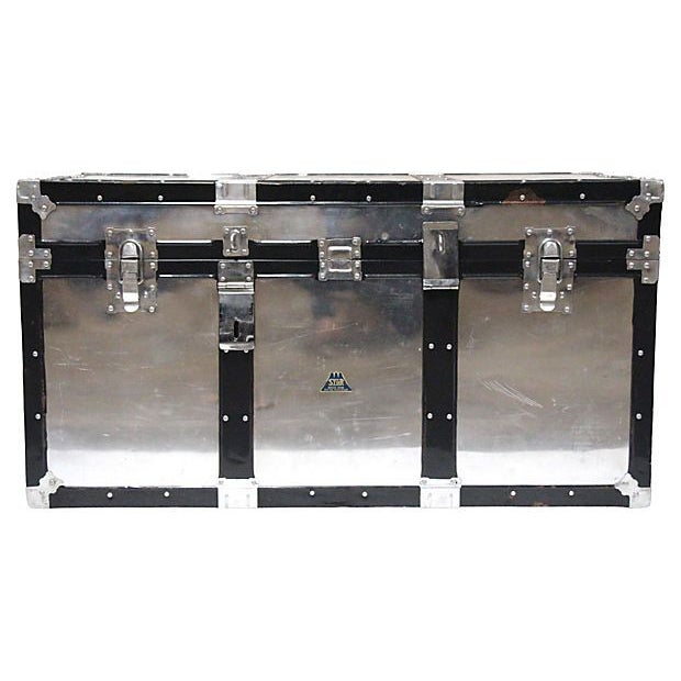 Aluminum Storage Trunk Chairish